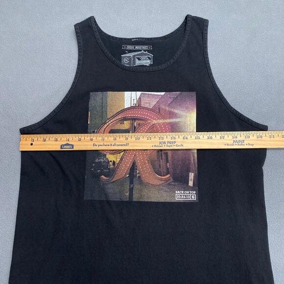 Rainier Brewery Seattle Shirt Men L Black Logo Graphic PNW Washington Beer Big R - Picture 4 of 6